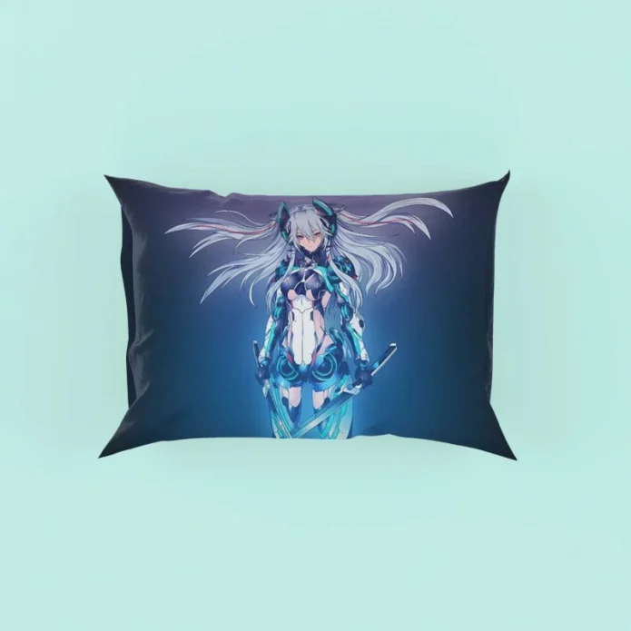 Mecha Girl Cute Anime Pillow Case