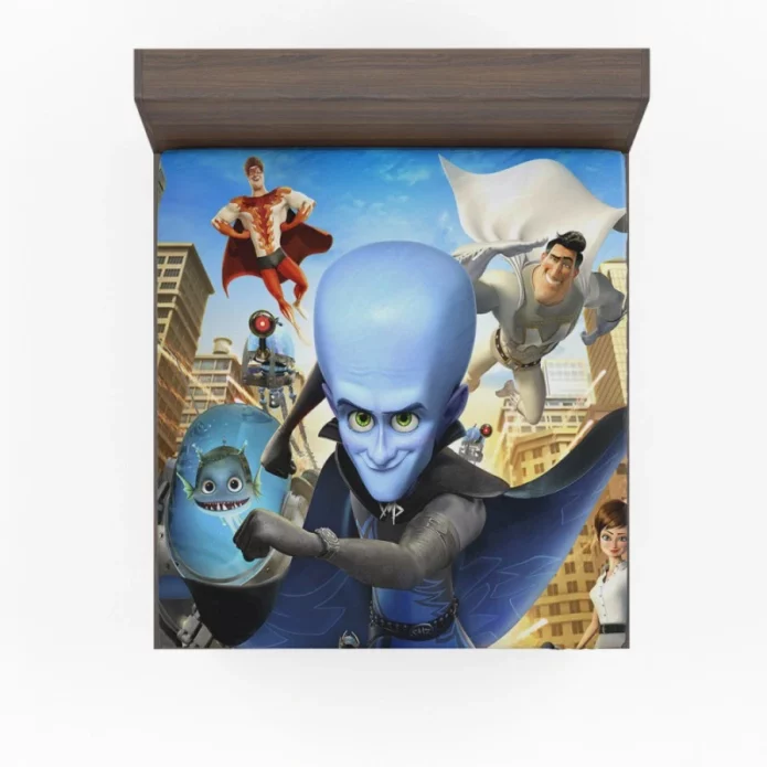 Megamind Movie Fitted Sheet