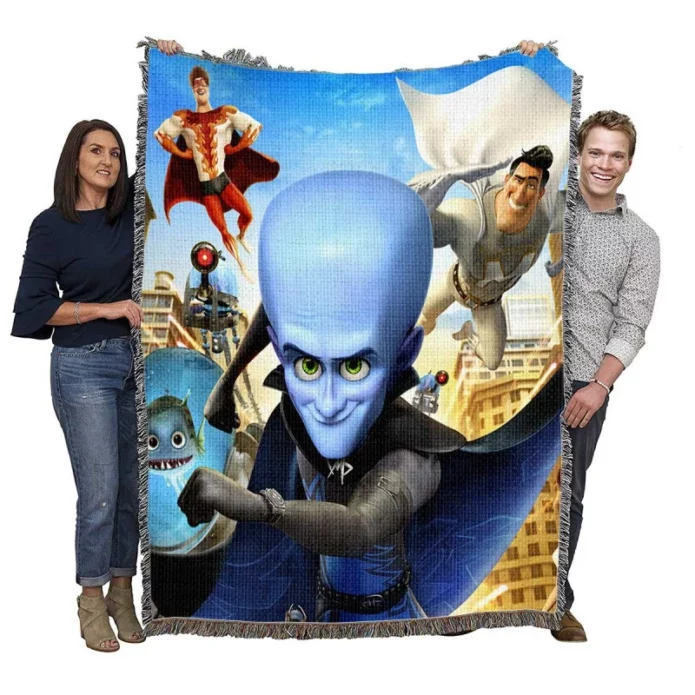 Megamind Movie Woven Blanket
