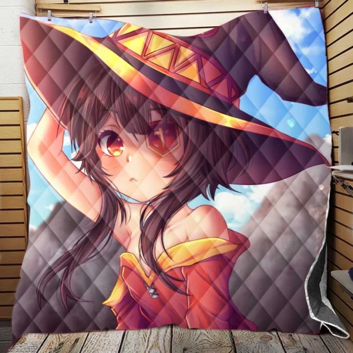 Megumin Konosuba Fairy Tail Anime Quilt Blanket