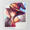 Megumin Konosuba Fairy Tail Anime Sherpa Fleece Blanket