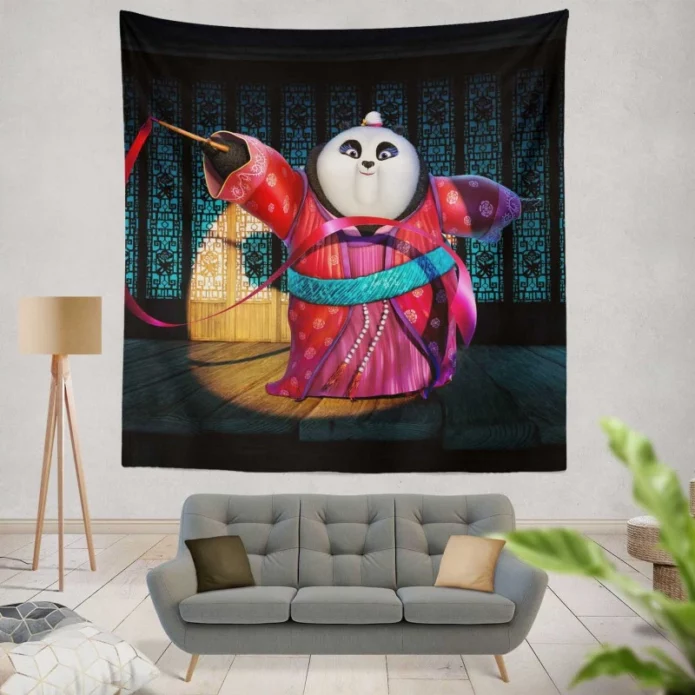 Mei Mei in Kung Fu Panda 3 Movie Wall Hanging Tapestry