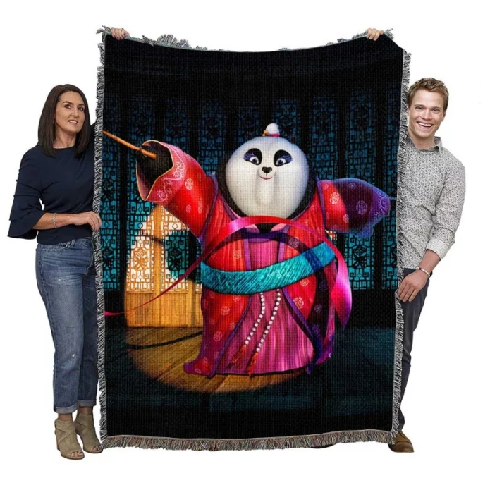 Mei Mei in Kung Fu Panda 3 Movie Woven Blanket