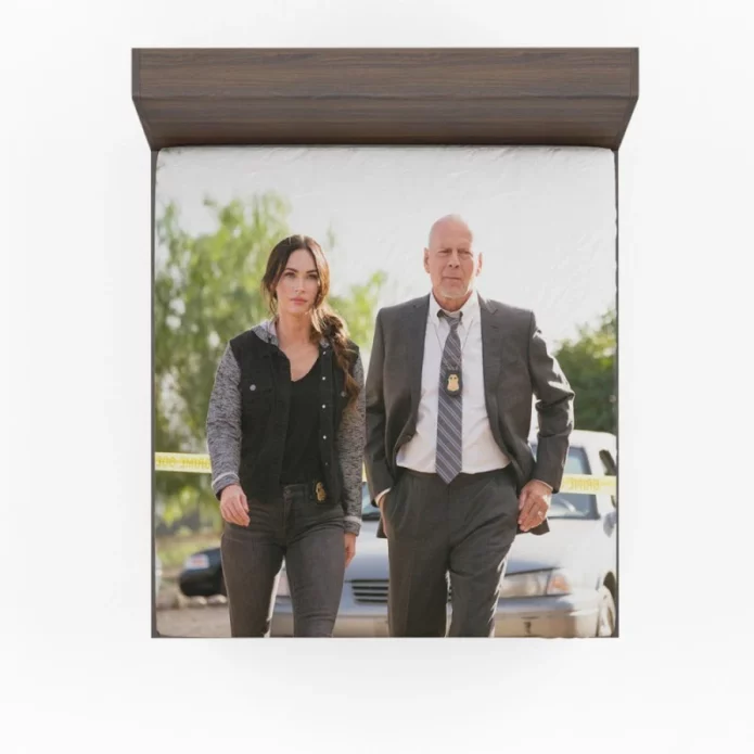 Midnight in the Switchgrass Movie Megan Fox Bruce Willis Fitted Sheet