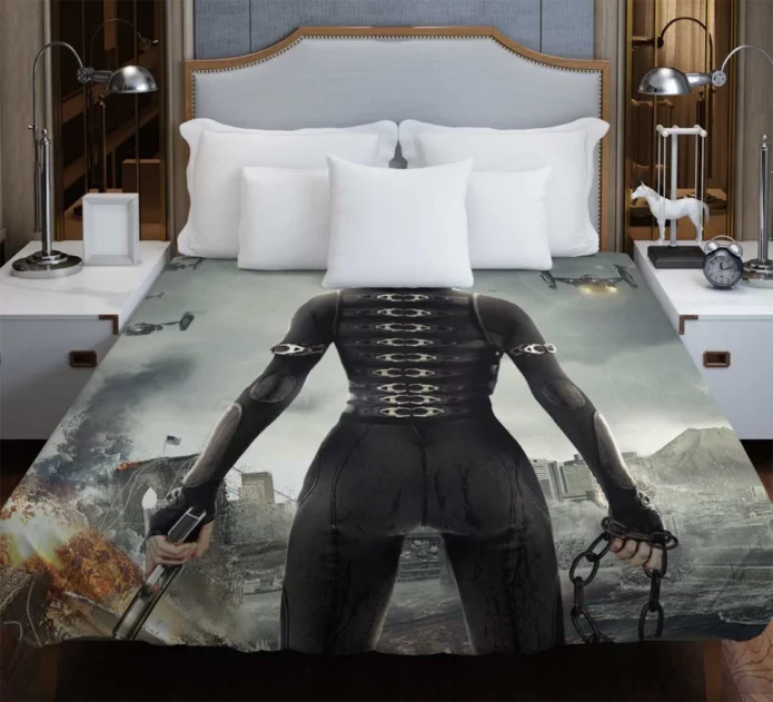 Milla Jovovich Resident Evil Afterlife Movie Duvet Cover