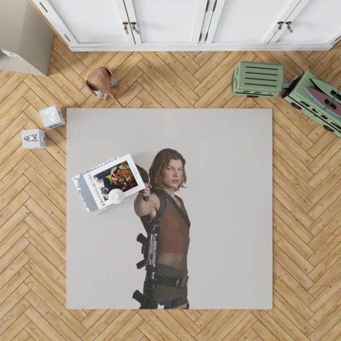 Milla Jovovich in Resident Evil Apocalypse Movie Rug