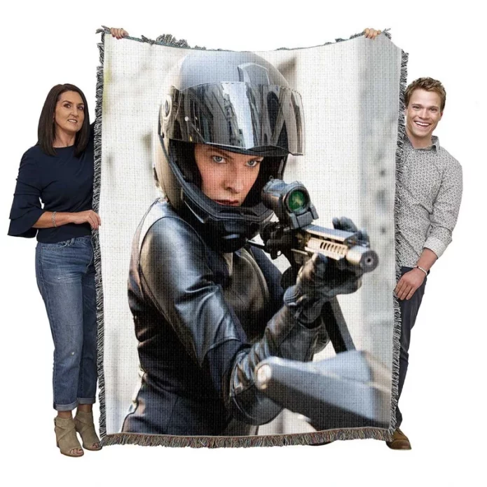 Mission Impossible Fallout Movie Ilsa Faust Rebecca Ferguson Woven Blanket