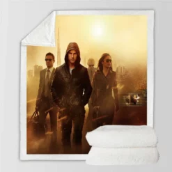 Mission Impossible Ghost Protocol Movie Sherpa Fleece Blanket