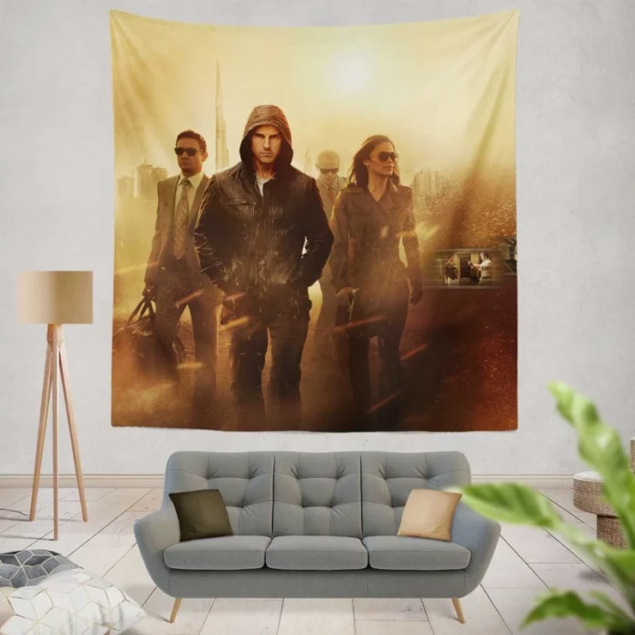 Mission Impossible Ghost Protocol Movie Wall Hanging Tapestry