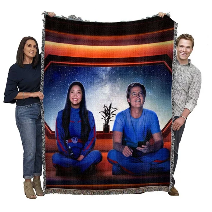 Moonshot Movie Woven Blanket