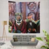 Muppets Haunted Mansion Movie Gonzo Frackles Wall Hanging Tapestry