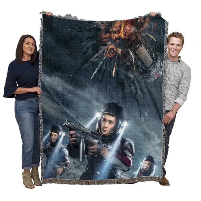 Mutation On Mars Movie Woven Blanket