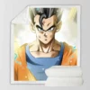 Mystic Gohan Dragon Ball Super Sherpa Fleece Blanket