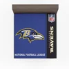 NFL Baltimore Ravens Bedding Fitted Sheet
