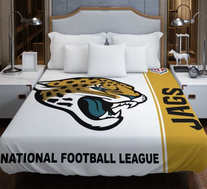 NFL Jacksonville Jaguars Bedding Duvet Cover