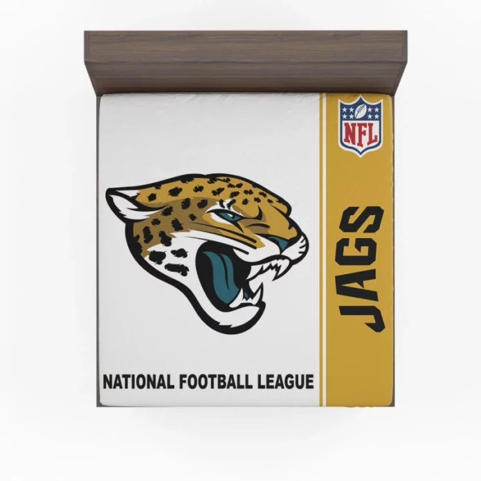 NFL Jacksonville Jaguars Bedding Fitted Sheet