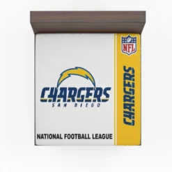 NFL Los Angeles Chargers Bedding Fitted Sheet