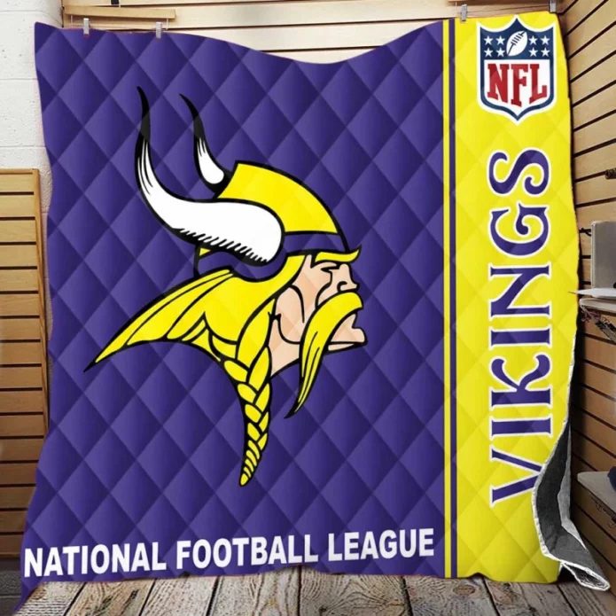NFL Minnesota Vikings Throw Quilt Blanket