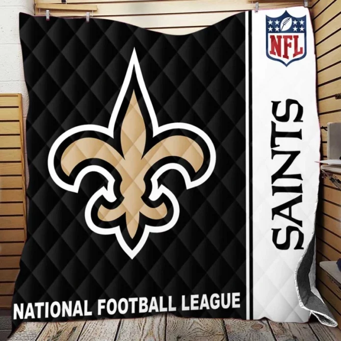 NFL New Orleans Saints Throw Quilt Blanket