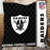 NFL Oakland Raiders Throw Quilt Blanket