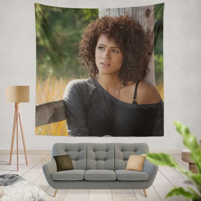 Nathalie Emmanuel Ramsey Fast & Furious 7 Movie Wall Hanging Tapestry