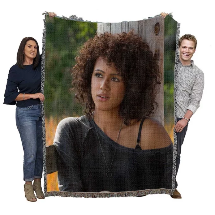 Nathalie Emmanuel Ramsey Fast & Furious 7 Movie Woven Blanket