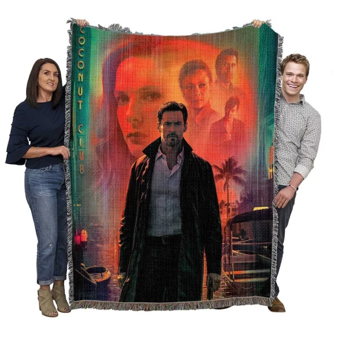 Nick Bannister Reminiscence Movie Hugh Jackman Woven Blanket