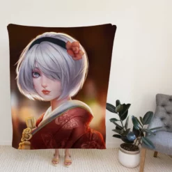 Nier Automata Japanese Costume Anime Fleece Blanket