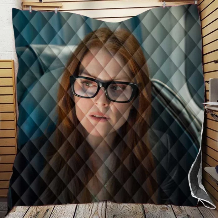 Non-Stop Movie Julianne Moore Quilt Blanket