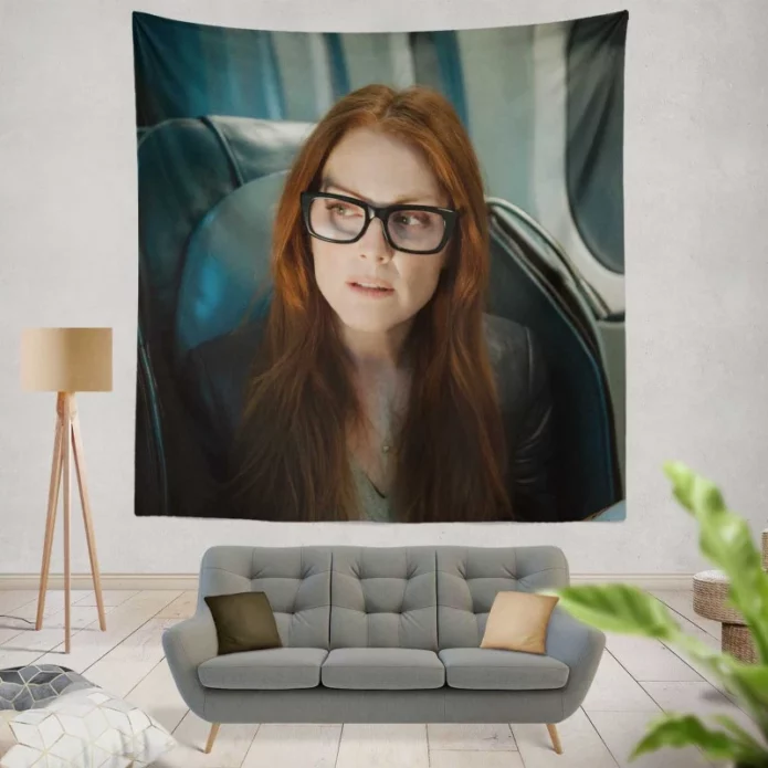 Non-Stop Movie Julianne Moore Wall Hanging Tapestry