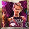 Nora Arnezeder as Lilly The Coyote in Army of the Dead Movie Quilt Blanket