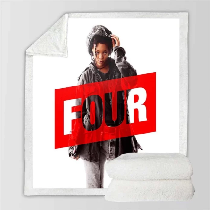 Oceans 8 Movie Rihanna Sherpa Fleece Blanket