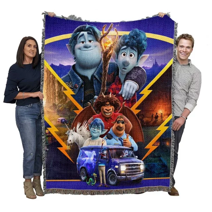 Onward Movie Woven Blanket