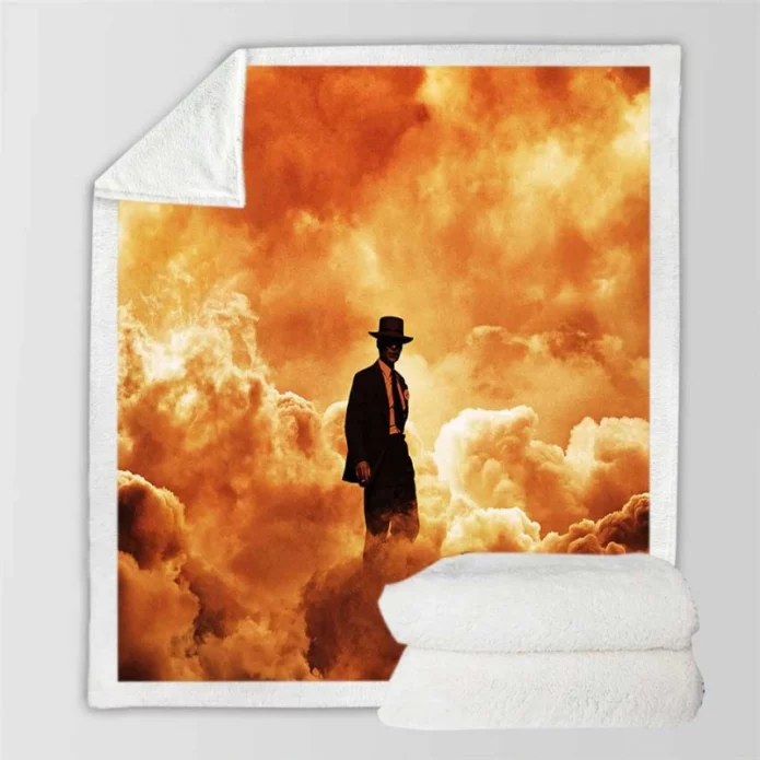 Oppenheimer Movie Sherpa Fleece Blanket