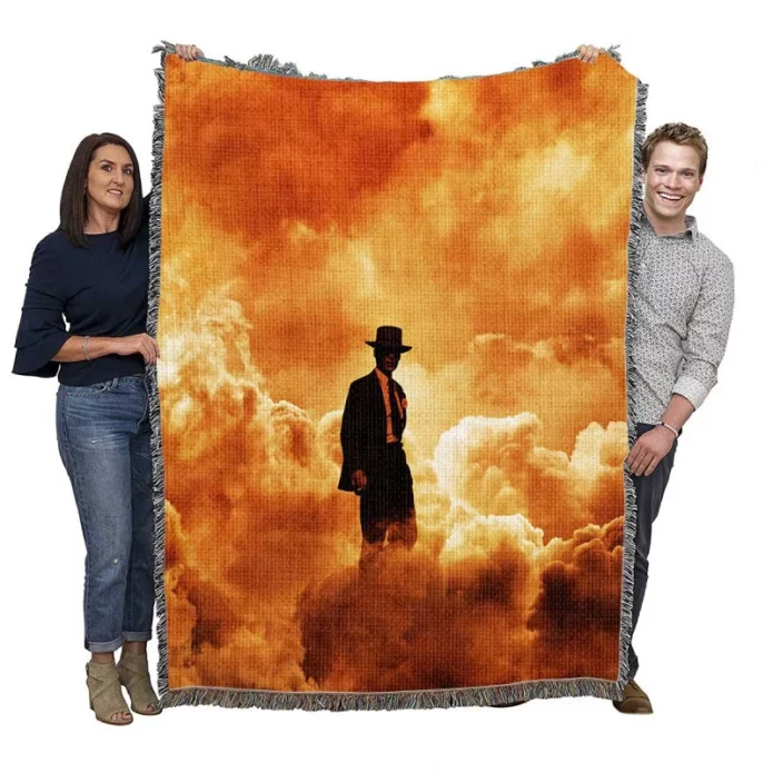 Oppenheimer Movie Woven Blanket