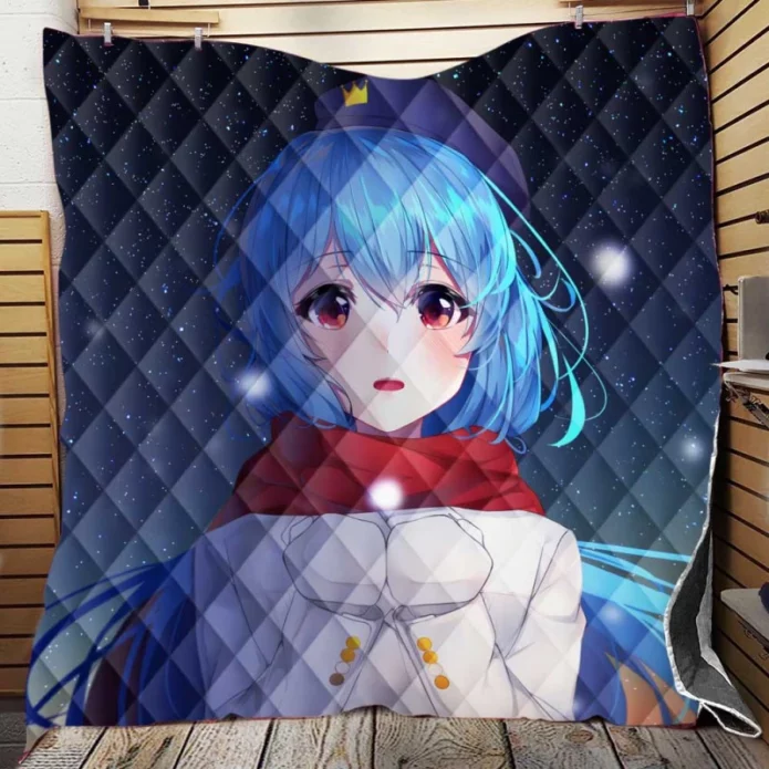 Original Anime Girl Cute Anime Quilt Blanket