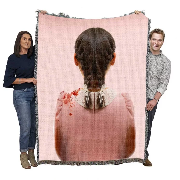 Orphan First Kill Movie Isabelle Fuhrman Woven Blanket