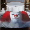Painting of Pennywise in It Movie Duvet Cover