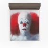 Painting of Pennywise in It Movie Fitted Sheet