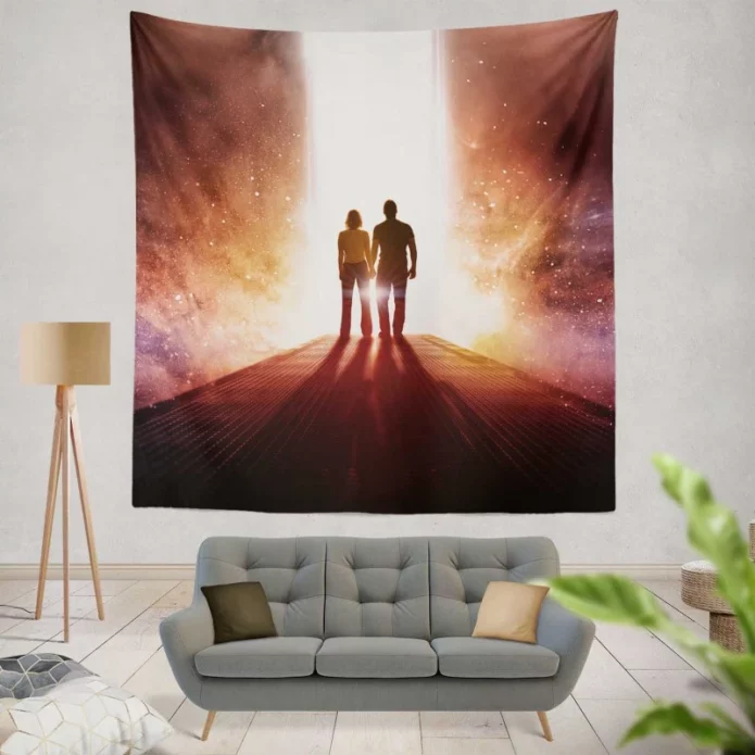 Passengers Movie Jennifer Lawrence Chris Pratt Wall Hanging Tapestry