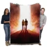 Passengers Movie Jennifer Lawrence Chris Pratt Woven Blanket