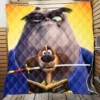 Paws of Fury The Legend of Hank Movie Quilt Blanket