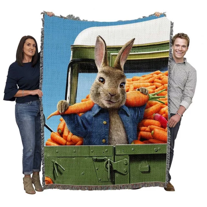 Peter Rabbit 2 The Runaway Movie Woven Blanket