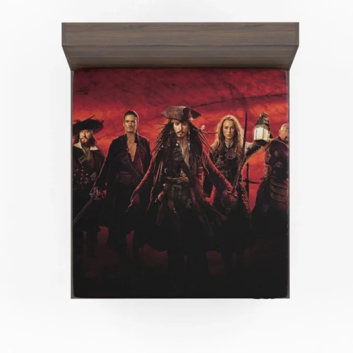 Pirates Of The Caribbean At Worlds End Movie Fitted Sheet
