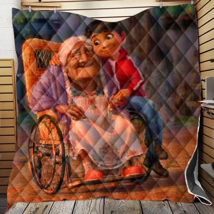 Pixars Coco Movie Mama Coco Quilt Blanket
