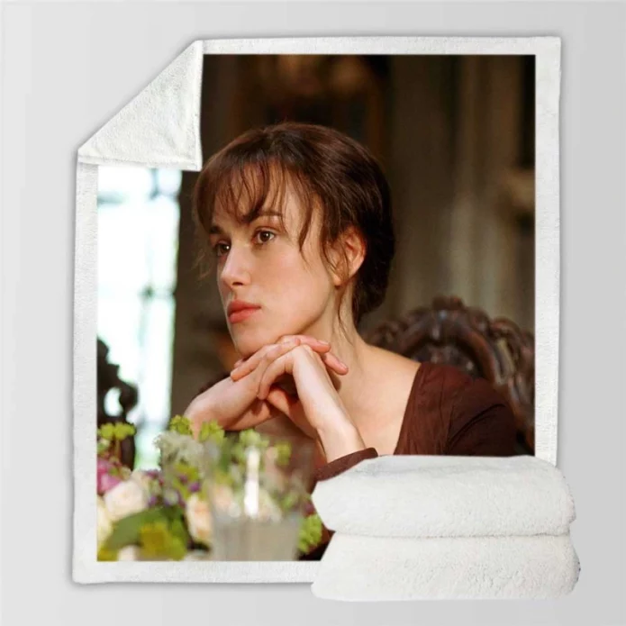 Pride & Prejudice Movie Keira Knightley Sherpa Fleece Blanket