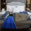 Princess Anna in Disney Frozen Movie Duvet Cover