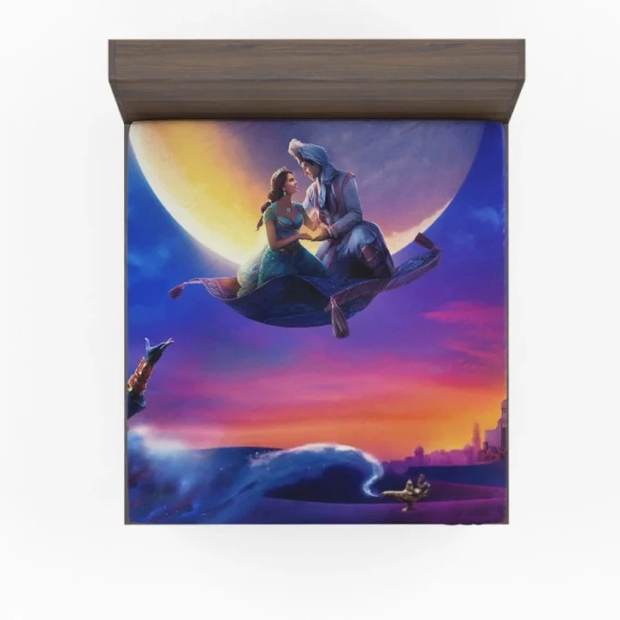 Princess Jasmine Will Smith In Aladdin Movie Fitted Sheet