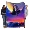 Princess Jasmine Will Smith In Aladdin Movie Woven Blanket