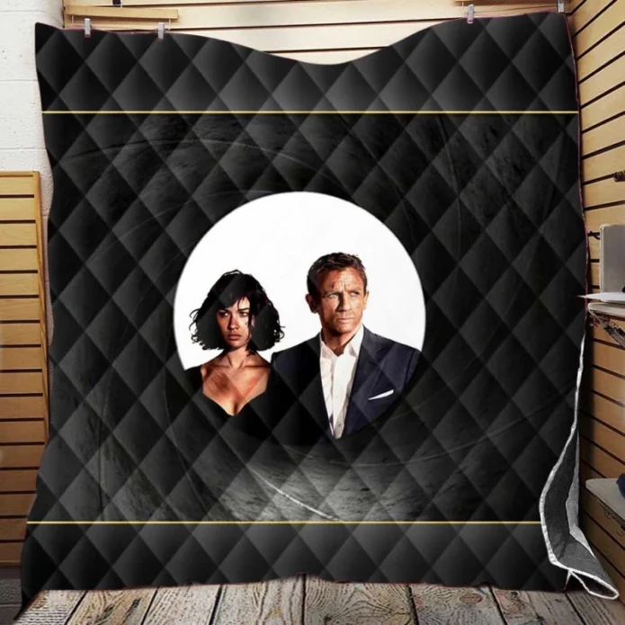 Quantum Of Solace Movie Quilt Blanket